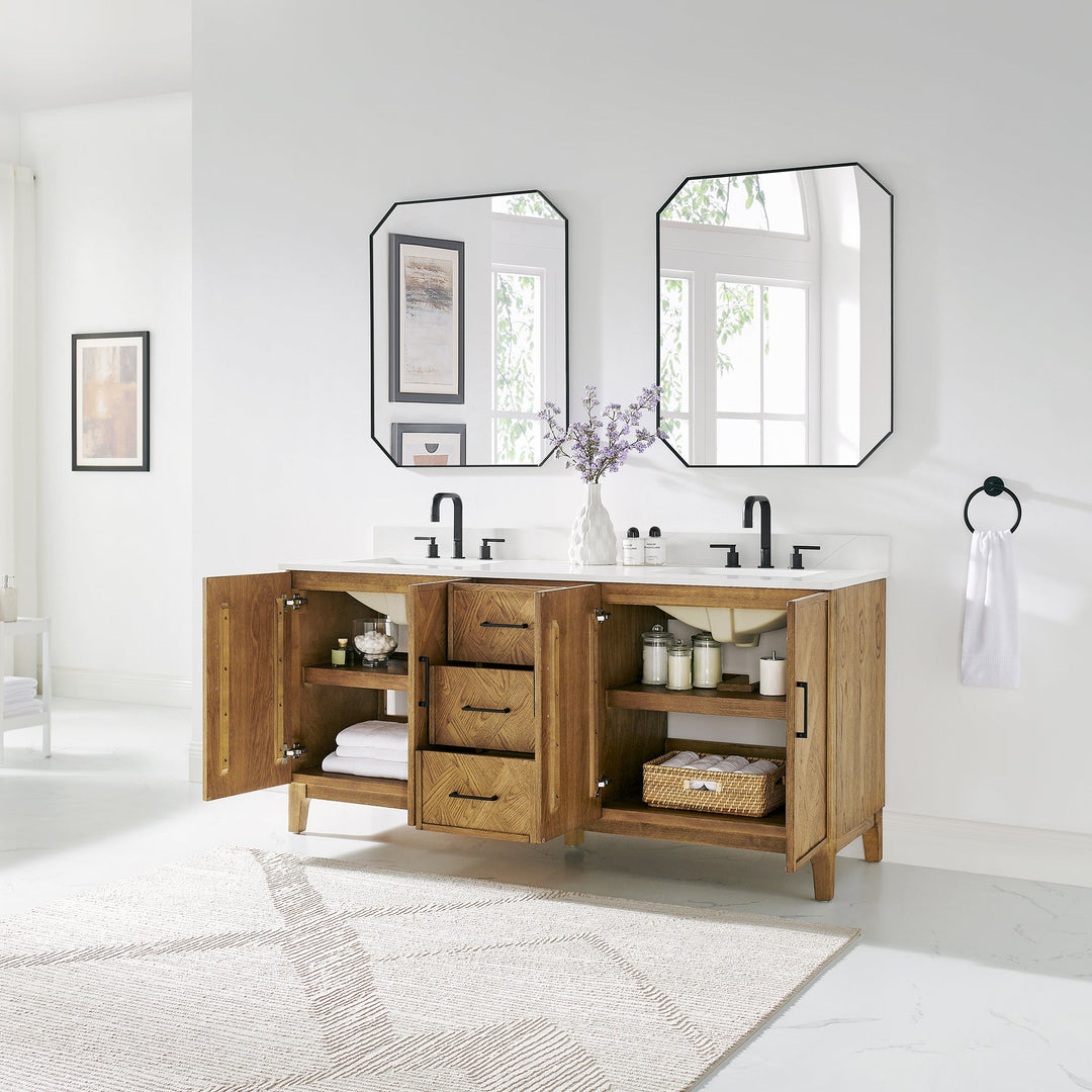 Clara 72" Double Bathroom Vanity