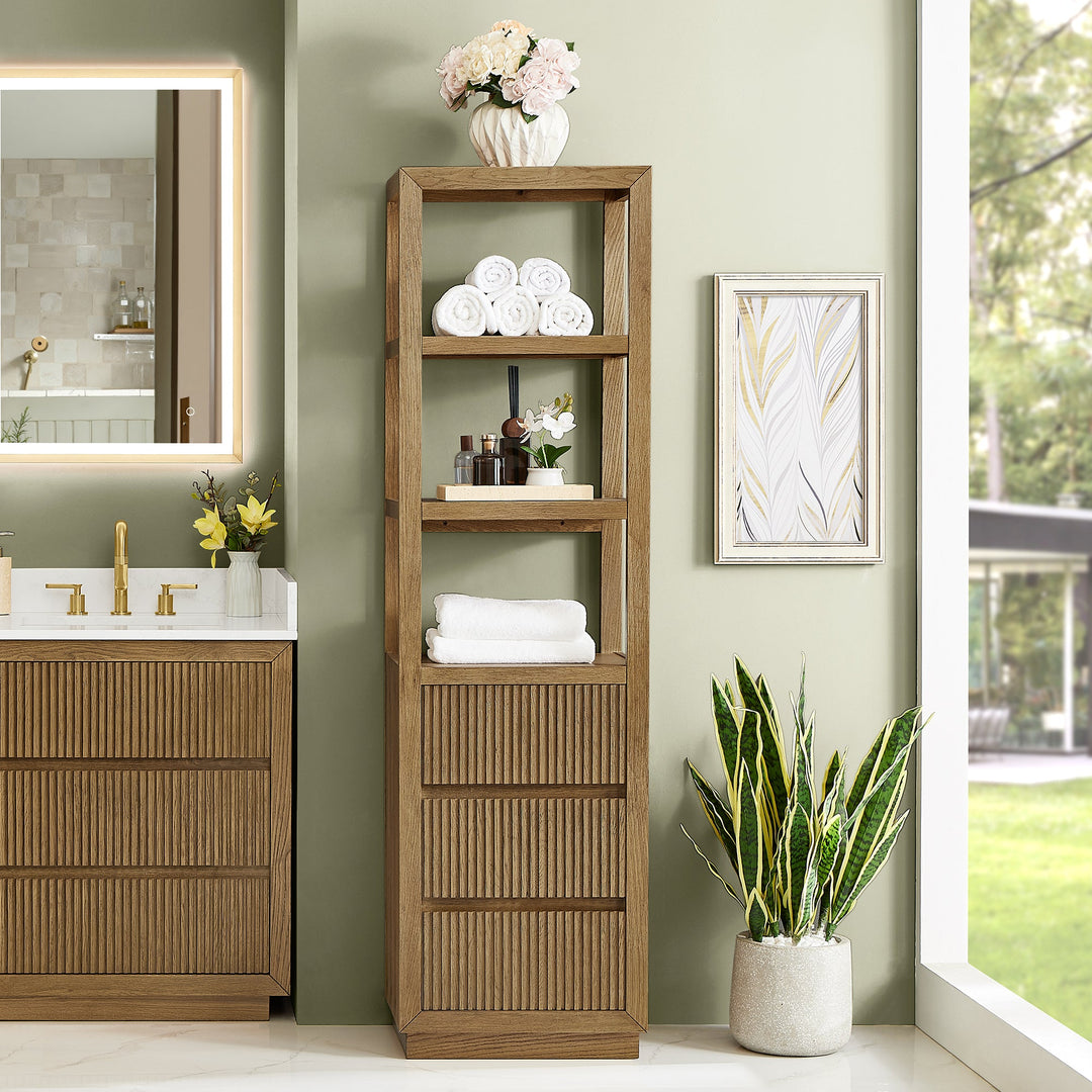 Navan 20" Freestanding Linen Cabinet