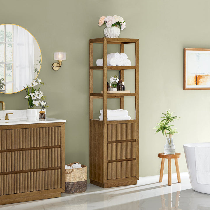 Navan 20" Freestanding Linen Cabinet