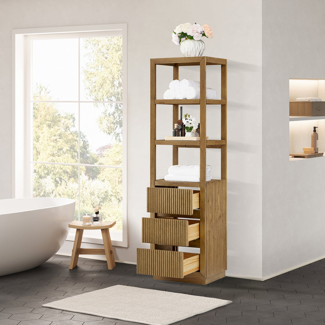 Navan 20" Freestanding Linen Cabinet