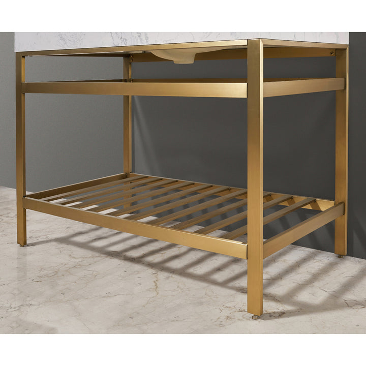 Merano 42" Single Stainless Steel Vanity Console