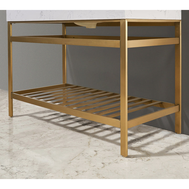 Merano 48" Single Stainless Steel Vanity Console