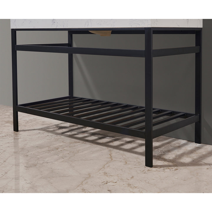 Merano 48" Single Stainless Steel Vanity Console