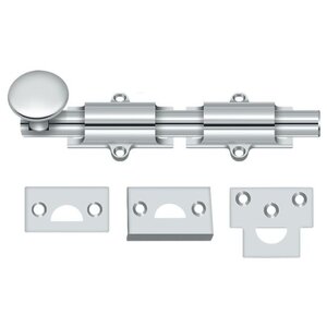 Deltana Architectural Hardware Bolts 6" Surface Bolt, HD each