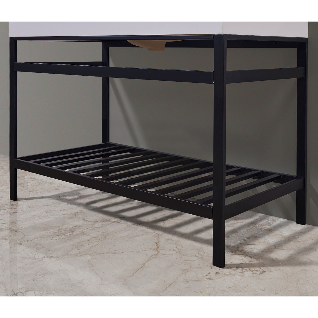 Edolo 48" Single Stainless Steel Vanity Console