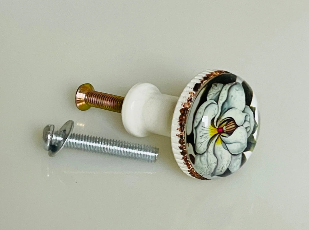 Charleston Knob Company MAGNOLIA Flower Knob