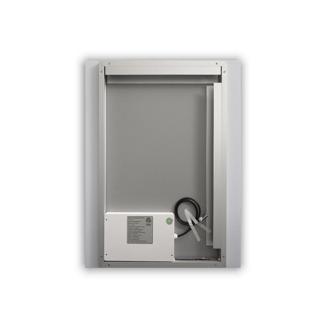 Cosenza Rectangle Frameless Modern LED Bathroom Vanity Mirror