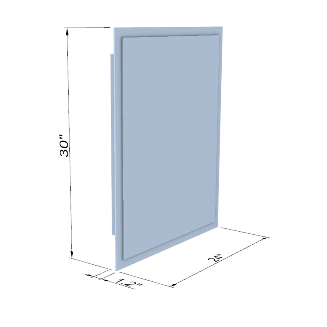 Livorno Rectangle Frameless Modern LED Bathroom Vanity Mirror