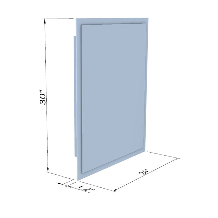 Livorno Rectangle Frameless Modern LED Bathroom Vanity Mirror