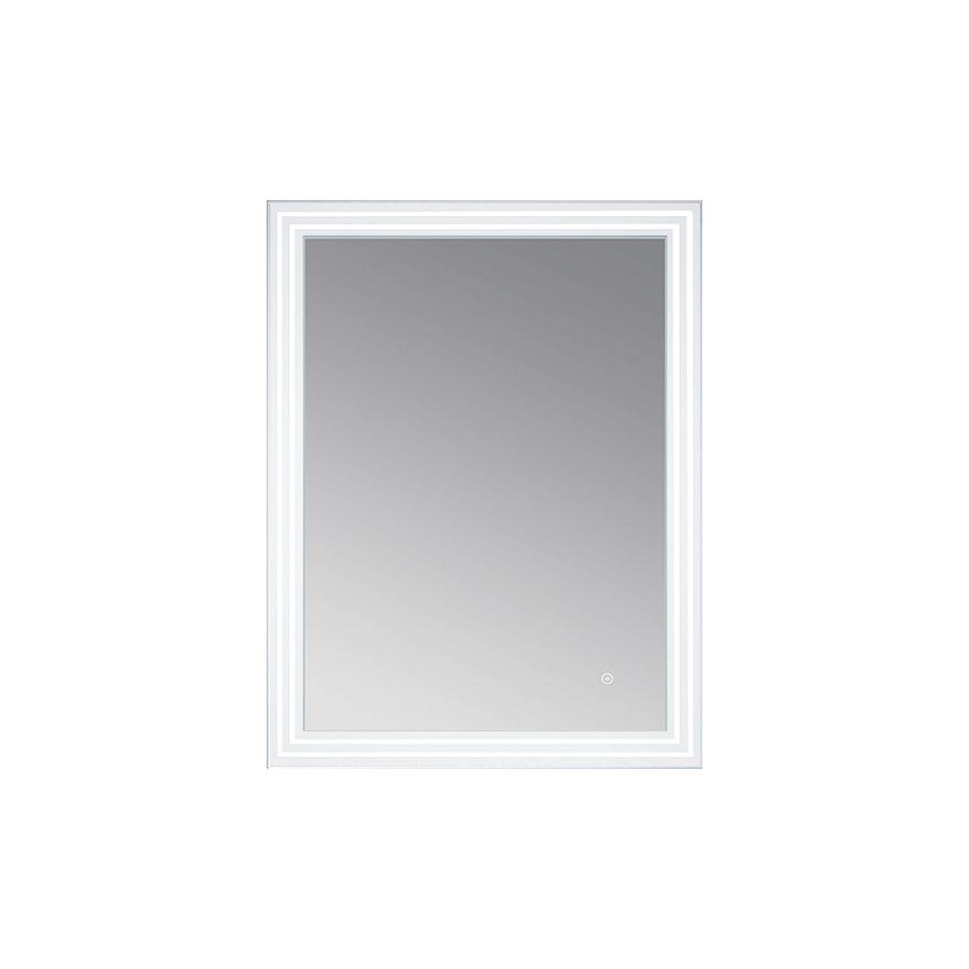 Livorno Rectangle Frameless Modern LED Bathroom Vanity Mirror