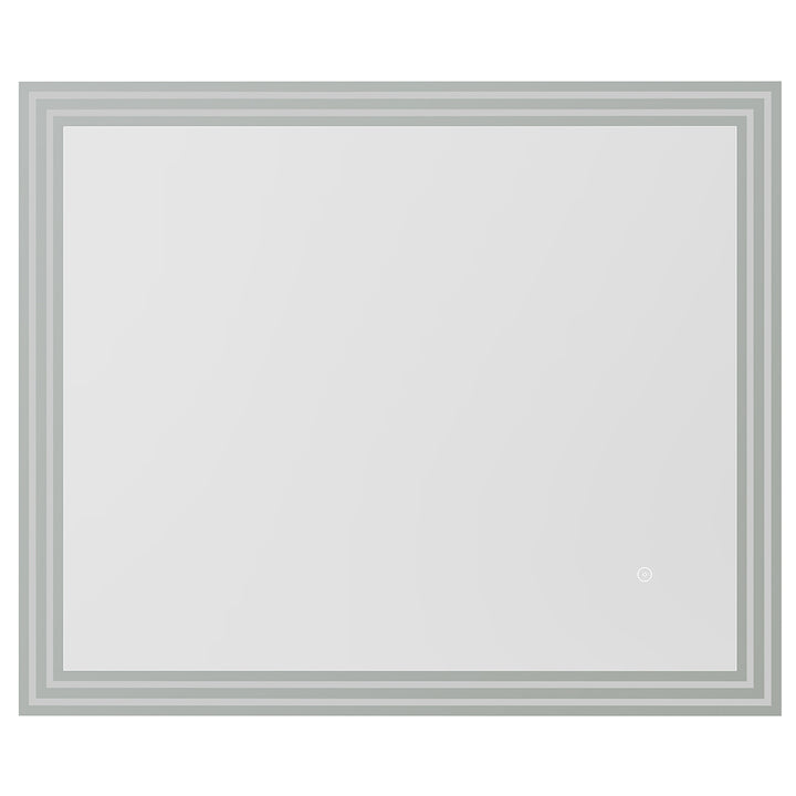 Livorno Rectangle Frameless Modern LED Bathroom Vanity Mirror
