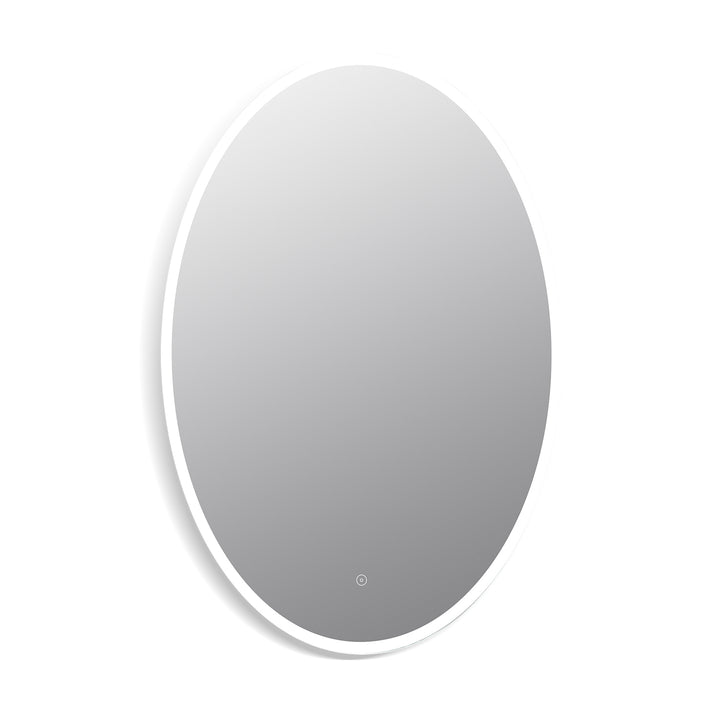 Matera Oval Frameless Modern LED Bathroom Vanity Mirror