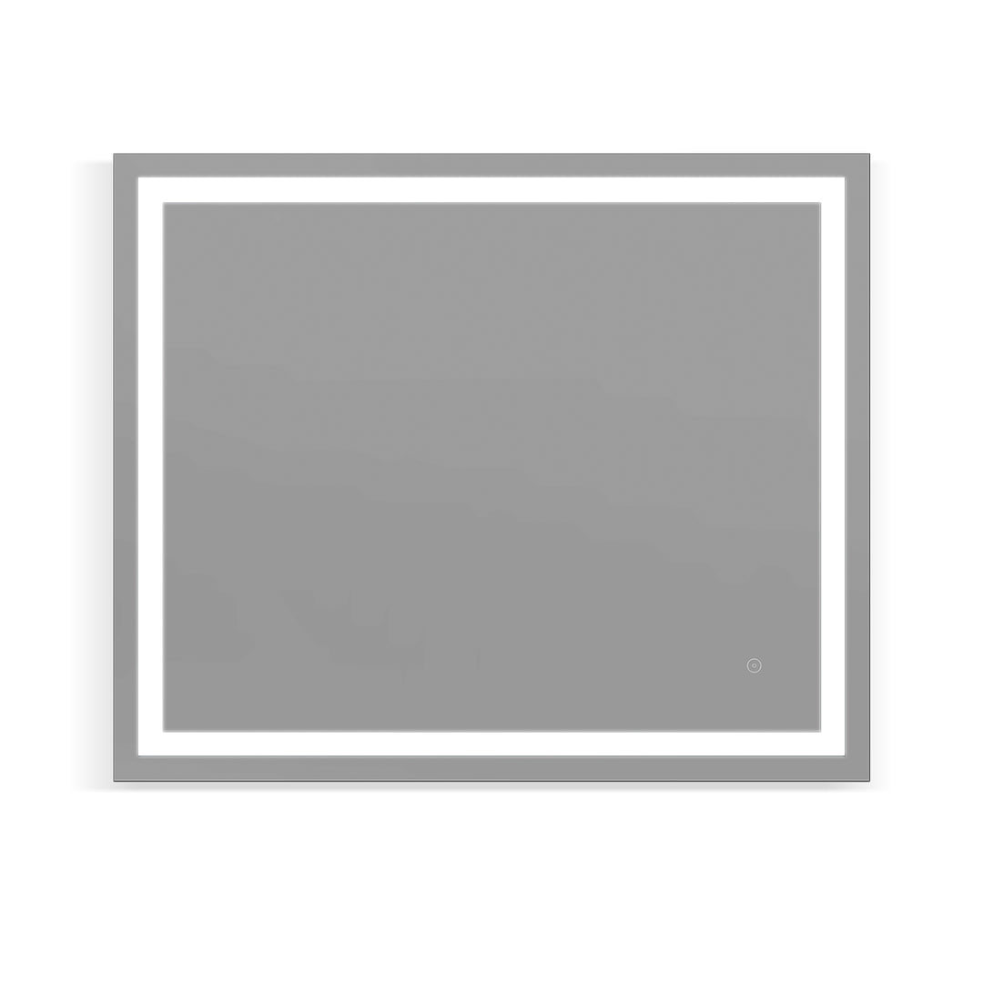 Genova Rectangle Frameless Modern LED Bathroom Vanity Mirror
