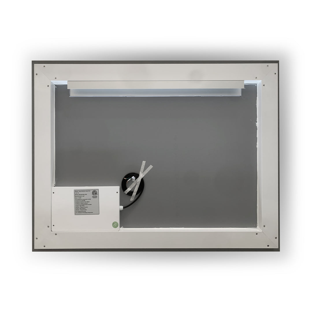 Genova Rectangle Frameless Modern LED Bathroom Vanity Mirror