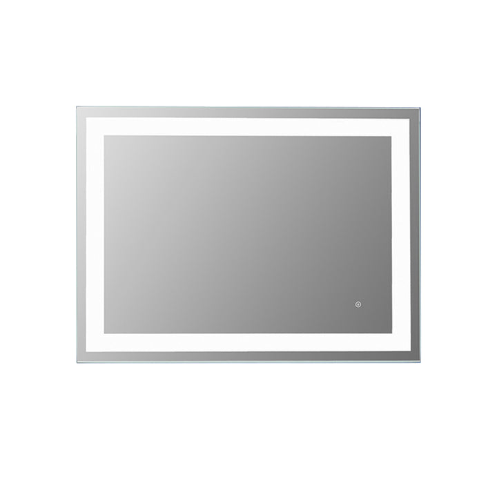 Genova Rectangle Frameless Modern LED Bathroom Vanity Mirror
