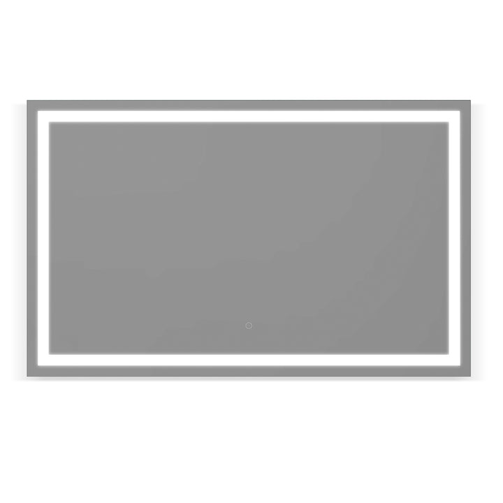 Genova Rectangle Frameless Modern LED Bathroom Vanity Mirror