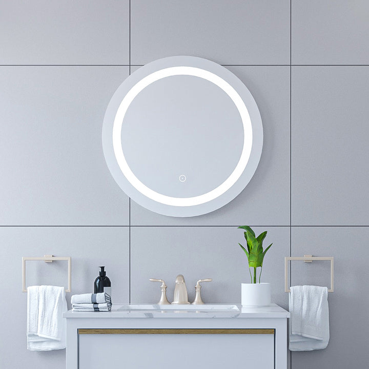 Padova Round  Frameless Modern LED Bathroom Vanity Mirror