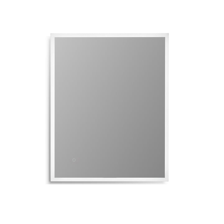 Cassano Rectangle Frameless Modern Bathroom/Vanity LED Lighted Wall Mirror