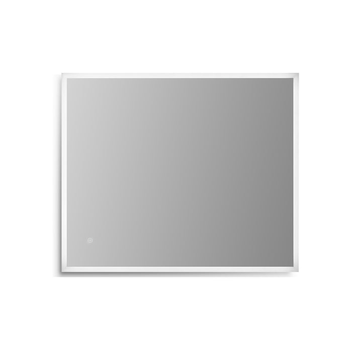 Cassano Rectangle Frameless Modern Bathroom/Vanity LED Lighted Wall Mirror