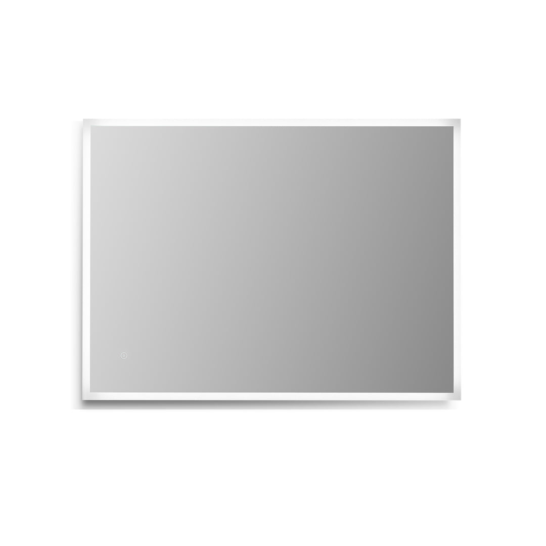 Cassano Rectangle Frameless Modern Bathroom/Vanity LED Lighted Wall Mirror