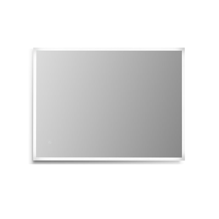 Cassano Rectangle Frameless Modern Bathroom/Vanity LED Lighted Wall Mirror