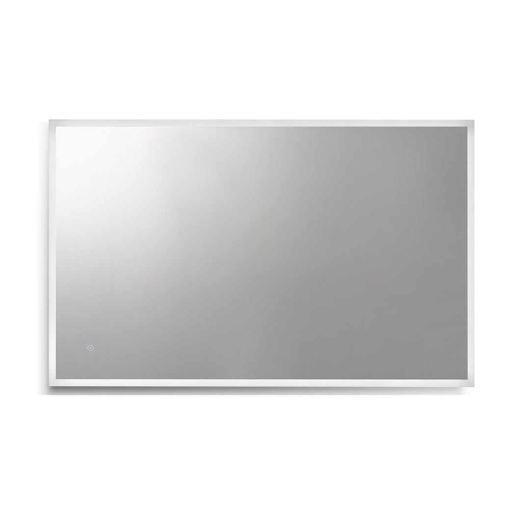 Cassano Rectangle Frameless Modern Bathroom/Vanity LED Lighted Wall Mirror