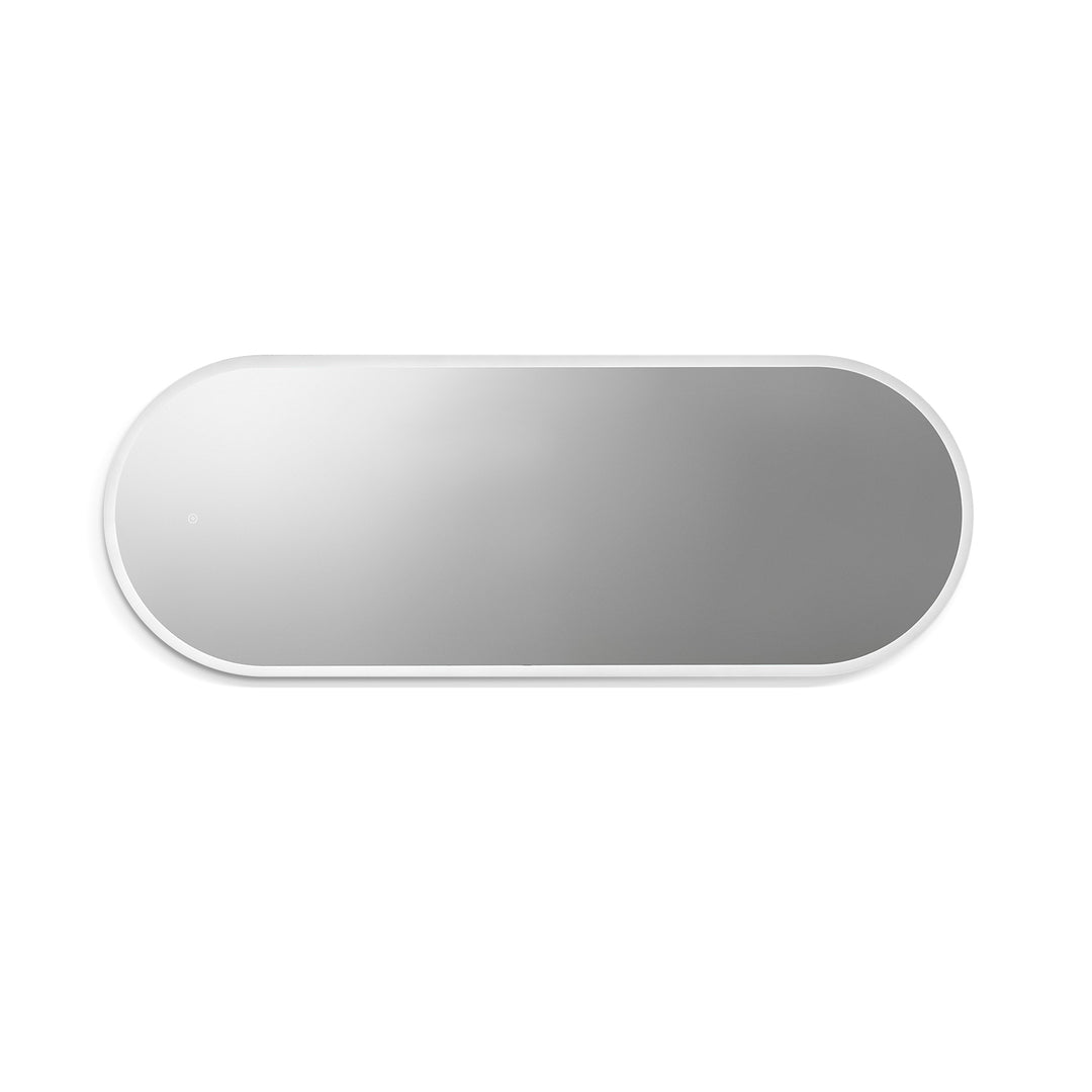 Borgo Oval Modern Bathroom/Vanity LED Lighted Wall Mirror
 36" Frameless Modern Bathroom/Vanity LED Lighted Wall Mirror