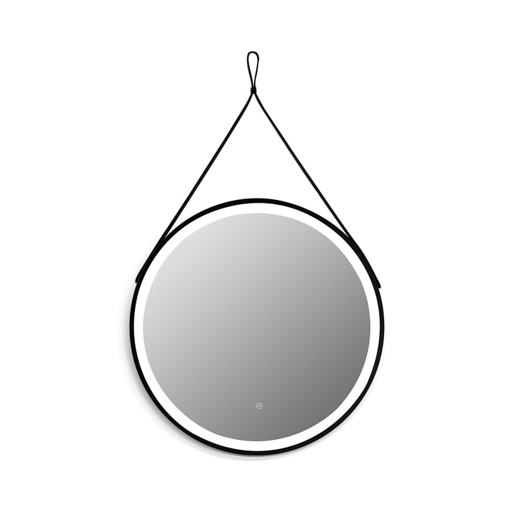 Roccia Round 28" Framed in Modern Bathroom/Vanity LED Lighted Wall Mirror