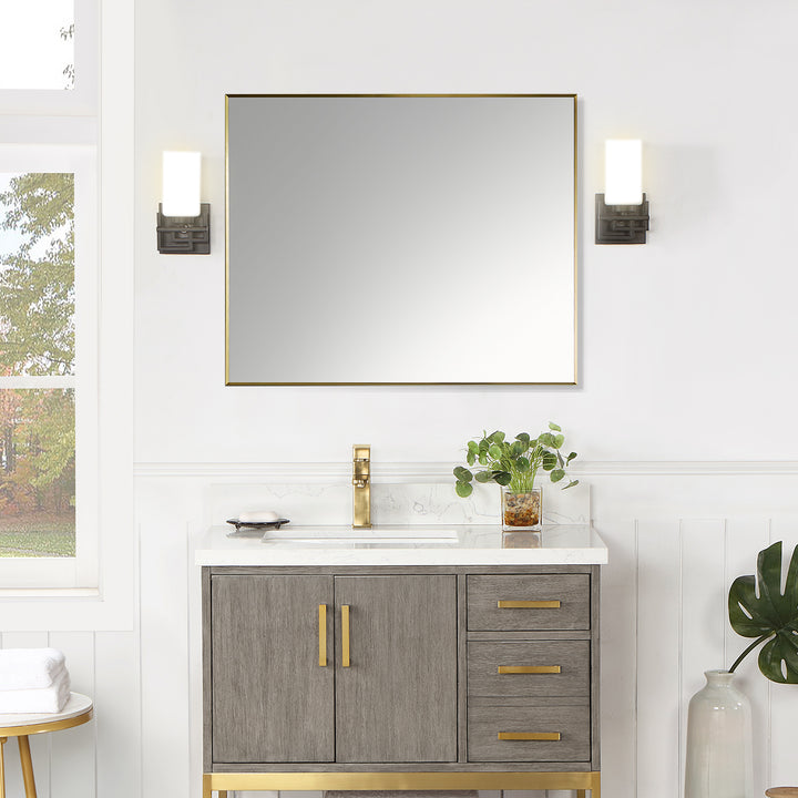 Sassi 36" Rectangle Bathroom/Vanity Wall Mirror