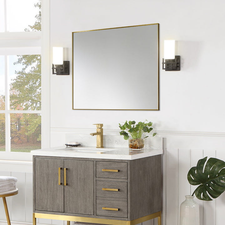 Sassi 36" Rectangle Bathroom/Vanity Wall Mirror