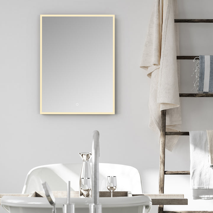 Bojano Rectangle Frameless Surface-Mount/Recessed LED Lighted Bathroom Medicine Cabinet
