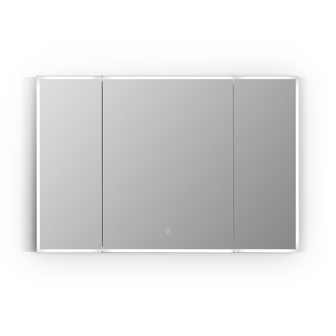 Bojano Rectangle Frameless Surface-Mount/Recessed LED Lighted Bathroom Medicine Cabinet