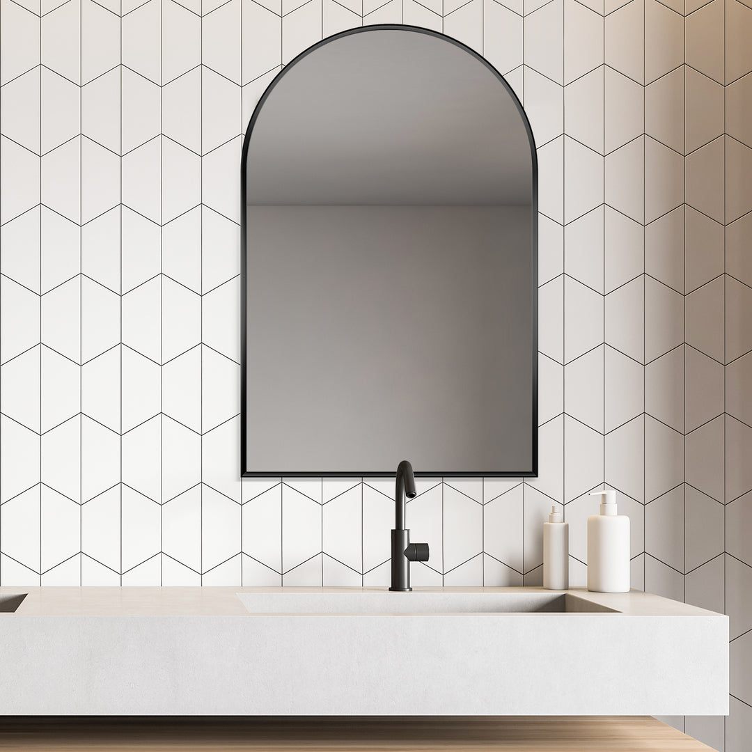 Benoni 24" Classic Domed Bathroom/Vanity Wall Mirror