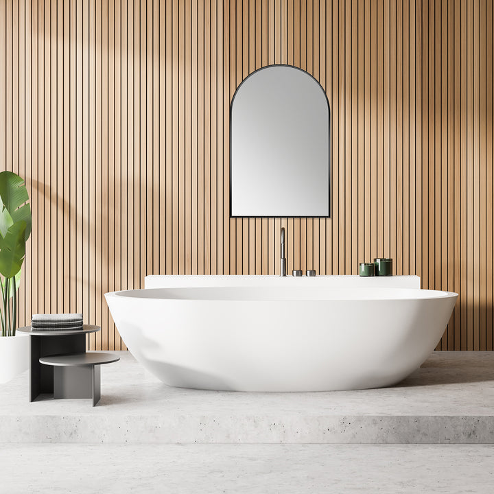 Benoni 24" Classic Domed Bathroom/Vanity Wall Mirror