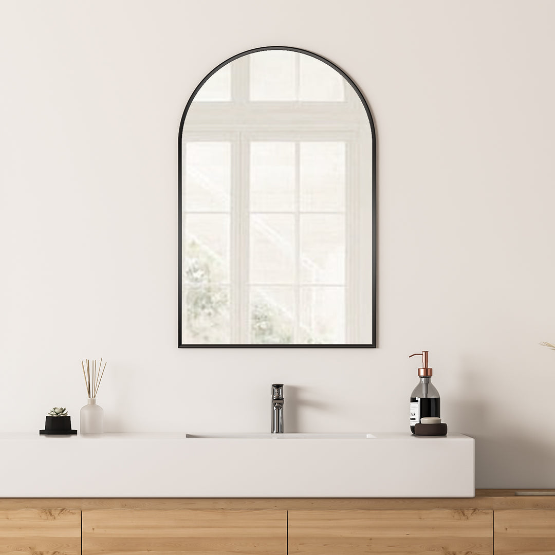 Benoni 24" Classic Domed Bathroom/Vanity Wall Mirror