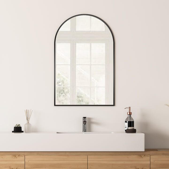 Benoni 24" Classic Domed Bathroom/Vanity Wall Mirror