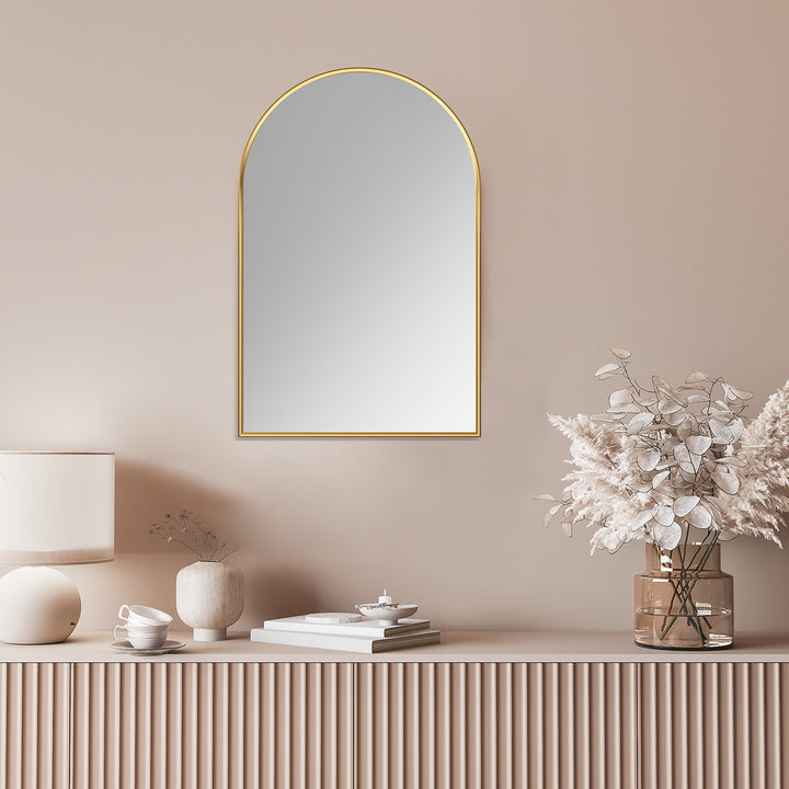 Benoni 24" Classic Domed Bathroom/Vanity Wall Mirror