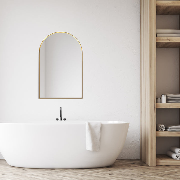 Benoni 24" Classic Domed Bathroom/Vanity Wall Mirror