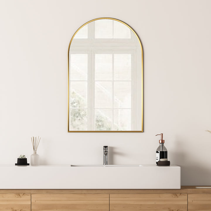 Benoni 24" Classic Domed Bathroom/Vanity Wall Mirror