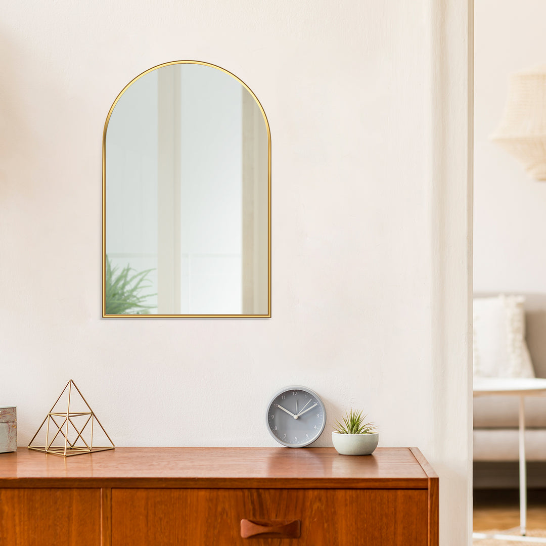 Benoni 24" Classic Domed Bathroom/Vanity Wall Mirror