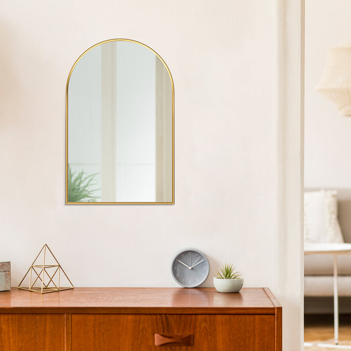 Benoni 24" Classic Domed Bathroom/Vanity Wall Mirror