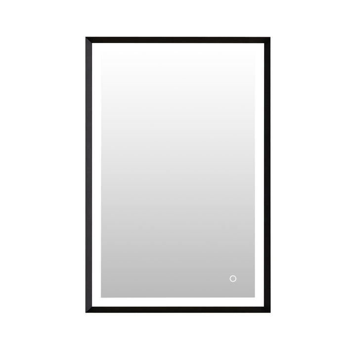 Apollo Rectangular Anti-Fog Dimmable Modern Bathroom/Vanity LED Lighted Wall Mirror in Aluminum Framed