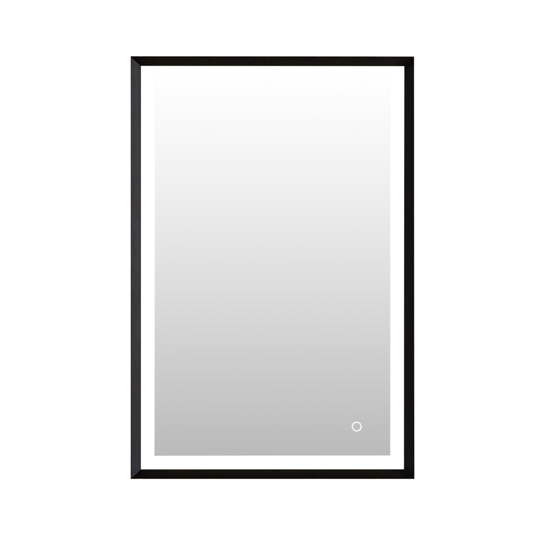 Apollo Rectangular Anti-Fog Dimmable Modern Bathroom/Vanity LED Lighted Wall Mirror in Aluminum Framed
