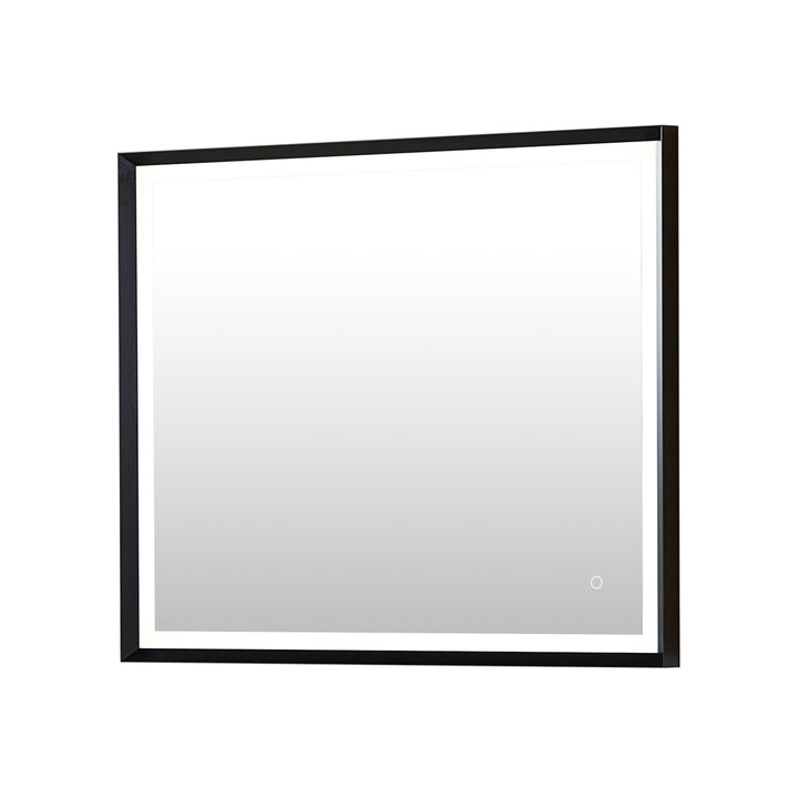 Florian Novelty 26"x48" Anti-Fog Dimmable Modern Bathroom/Vanity LED Lighted Wall Mirror in Aluminum Framed