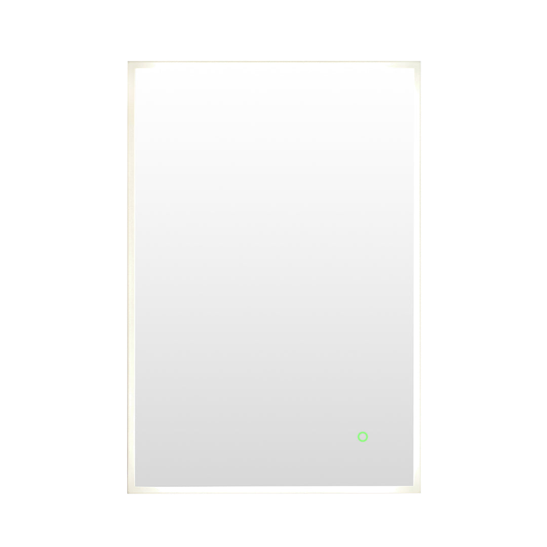 Aurora Rectangular Framelesss Anti-Fog Dimmable Modern Bathroom/Vanity LED Lighted Wall Mirror