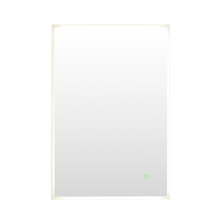 Aurora Rectangular Framelesss Anti-Fog Dimmable Modern Bathroom/Vanity LED Lighted Wall Mirror