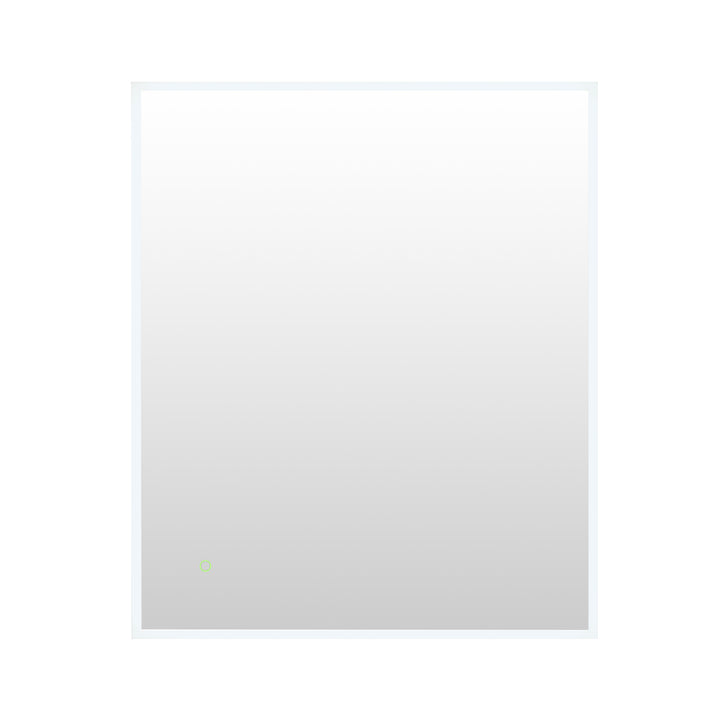 Aurora Rectangular Framelesss Anti-Fog Dimmable Modern Bathroom/Vanity LED Lighted Wall Mirror