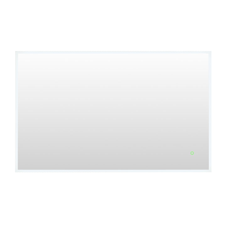 Aurora Rectangular Framelesss Anti-Fog Dimmable Modern Bathroom/Vanity LED Lighted Wall Mirror