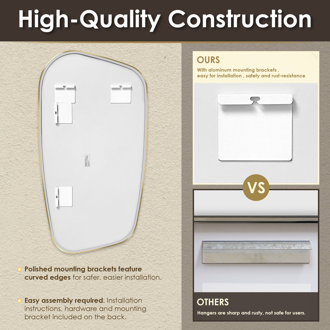 Blinc 26"x48" Novelty Modern Bathroom Wall Mirror