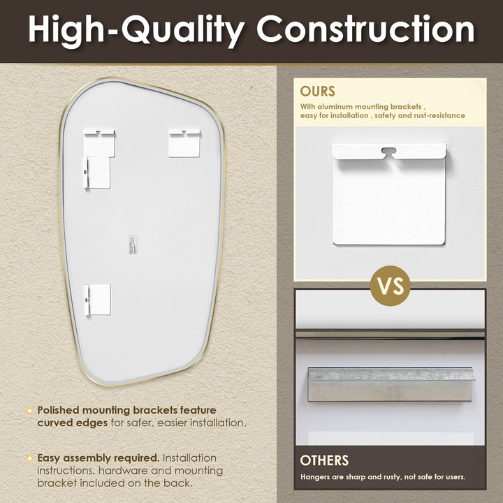 Blinc 26"x48" Novelty Modern Bathroom Wall Mirror